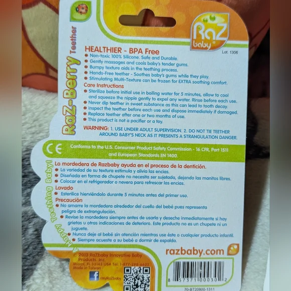 Gama Go Rise & Shine Sippy Cup, Vampire Pacifier And Raspberry Pacifier Bundle - Picture 12 of 12